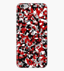 Cooles rotes Camouflagemuster iPhone-Hülle & Cover
