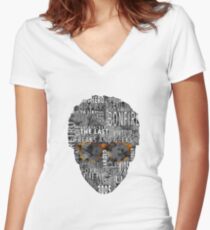 Childish Gambino Art Women's Fitted V-Neck T-Shirt