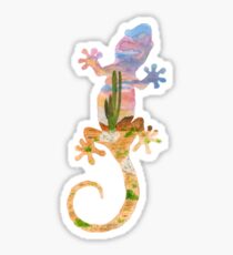 Gecko Silhouette - Mojave Desert California Sticker