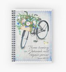 2018 Year Text Design no. 6 (ENGLISH) Spiral Notebook
