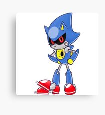 Metal Sonic Waiting Canvas Print
