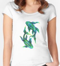 Fish Tales Women's Fitted Scoop T-Shirt