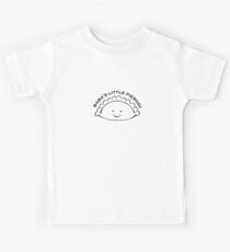 Baba's Little Pierogi - black Kids Tee