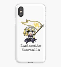 Jeanne d'arc Chibi banner iPhone Case
