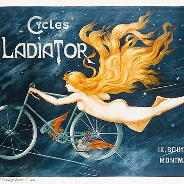 Artwork thumbnail, poster for Cycles Gladiator (circa 1900) - Georges Massias by Alex-Strange