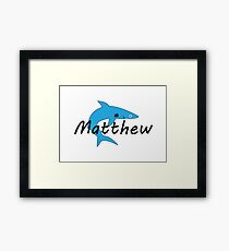 Matthew Framed Print