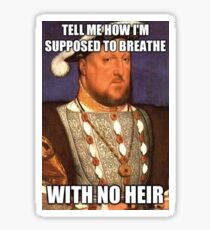 Pegatina Rey Henry Meme