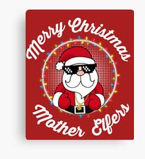 Merry Christmas Mother Elfers Canvas Print