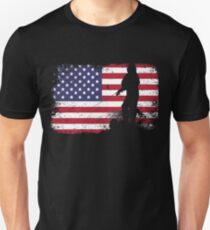 american flag fishing - usa fishing Unisex T-Shirt