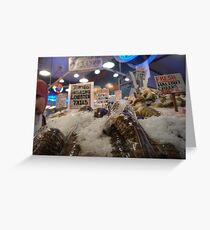 jumbo grilled lobster tails Greeting Card