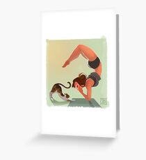 Yoga Time Greeting Card