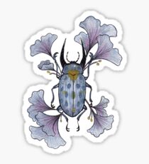 Ginkgo (Dark Background) Sticker