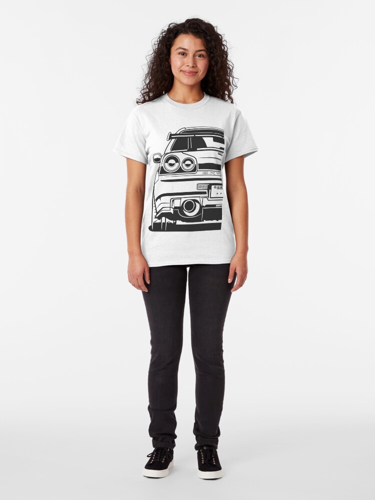 Alternate view of Skyline R34 GTR Classic T-Shirt