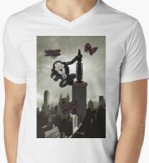It was beauty that popped the beast Men's V-Neck T-Shirt