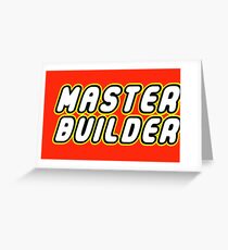 MASTER BUILDER Greeting Card