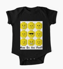 'How Do You Feel?' by Customize My Minifig One Piece - Short Sleeve