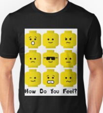 'How Do You Feel?' by Customize My Minifig Unisex T-Shirt