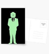 Minifig Business Man Postcards