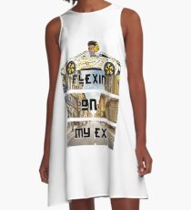 Luxury Hip Hop Design- FLEXIN ON MY EX A-Line Dress
