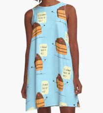 Trouble Baker! A-Line Dress