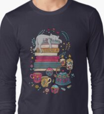 How to Hygge Like a Cat Long Sleeve T-Shirt