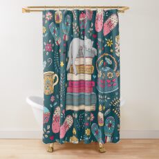 How to Hygge Like a Cat Shower Curtain