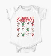 12 Dabs of Christmas T-shirt One Piece - Short Sleeve