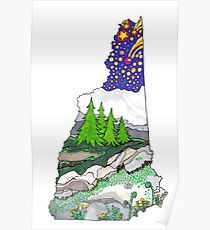 Big Beautiful New Hampshire Poster