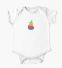 Pear Apple Parody Funny Retro One Piece - Short Sleeve