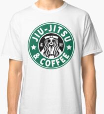 JIU JITSU AND COFFEE - FUNNY BRAZILIAN JIU JITSU Classic T-Shirt