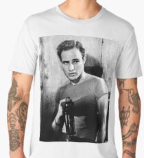 Brando Holds a Beer Bottle Men's Premium T-Shirt