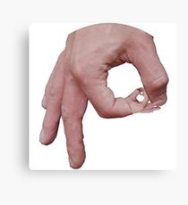 Circle Finger Game Canvas Print