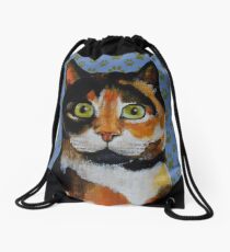 Tortie Drawstring Bag
