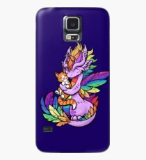 Funda/vinilo para Samsung Galaxy Rainbow Dragon con Kitty Friend