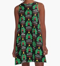 Nakatomi Corporation - Weihnachtsfeier A-Linien Kleid