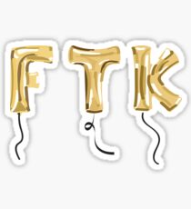 Pegatina Globos de oro FTK
