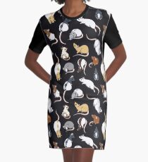 Rats Graphic T-Shirt Dress