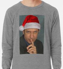 Christmas Jeff Goldblum Lightweight Sweatshirt