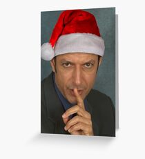 Christmas Jeff Goldblum Greeting Card