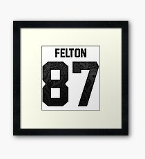 Tom Felton - Dark Pattern Framed Print