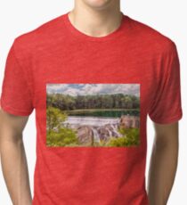 Dam on the Ottauquechee River Tri-blend T-Shirt