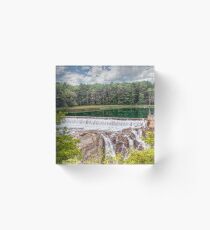 Dam on the Ottauquechee River Acrylic Block