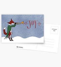 Christmas Fox Postcards