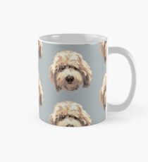 Lucky Labradoodle Face ~ Golden Mug