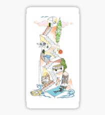 Positano vertical Sticker