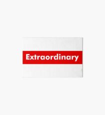 Extraordinaire Impression rigide