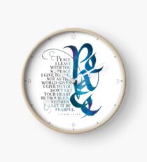 Peace I Leave With You Clock