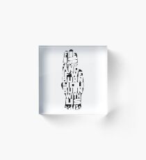 Fire is catching Acrylic Block