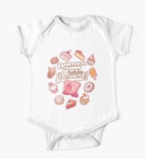 Whatch'ya Gonna Do With That Dessert? Short Sleeve Baby One-Piece