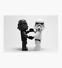 Lego Star Wars Stormtroopers Love Photographic Print